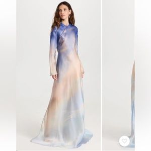 NWT Zimmermann Tama Silk Satin Gown Size 0